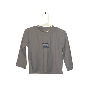 Vintage 24 Months Gray Sesame Street Long-Sleeve Shirt Who Let The Dogs Out?